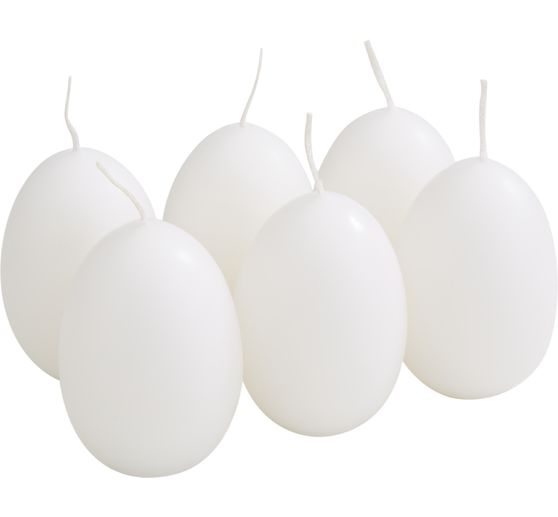 Egg candles, 6-pack in egg carton