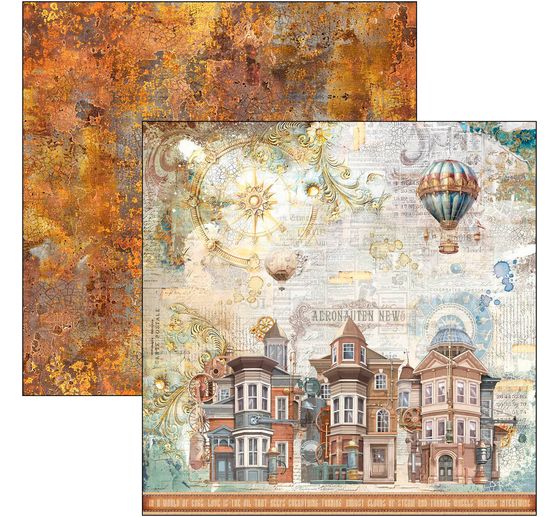 Scrapbook paper "Esprit de Voyage"