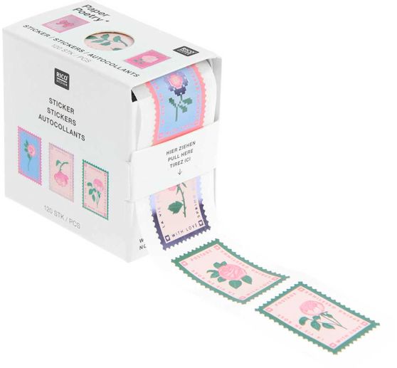 Sticker roll "Stamps"