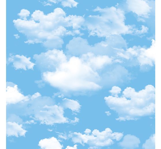 Folding sheets "Clouds"