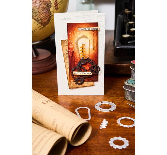 Sizzix Thinlits, fustella "Vault Industrial di Tim Holtz".