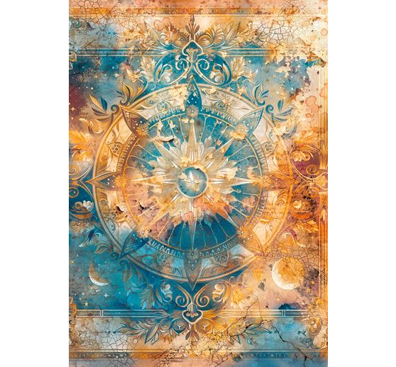 Gamma di seta di paglia con motivi "Esprit de Voyage".