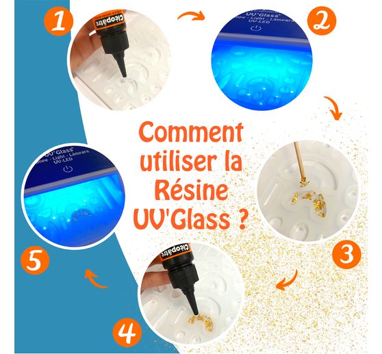 UV Casting resin "Cléopâtre Resin UV'Glass"