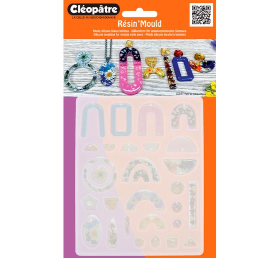 Silicone casting mould for casting resin "Jewellery"