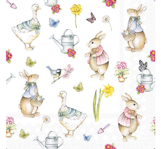 Napkin "Easter garden"