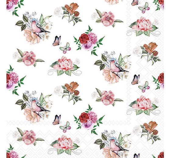 Napkin "Charlotte white"