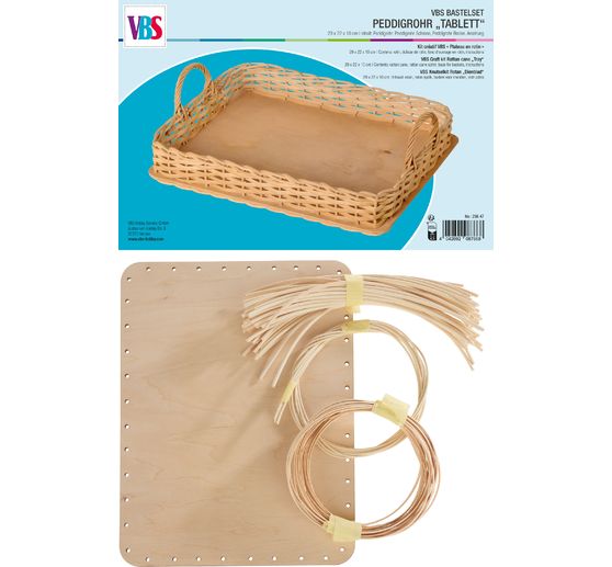 Kit per lavoretti VBS "Vassoio" in rattan