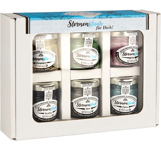 Viva Decor Stardust "Enchanting shine effects", set of 6