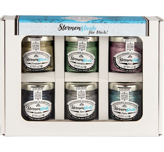 Viva Decor Stardust "Enchanting shine effects", set of 6