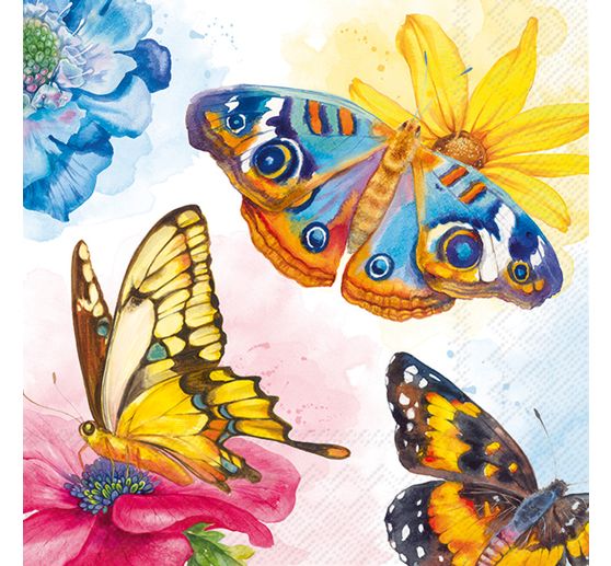 Napkin "Watercolor Butterflies"
