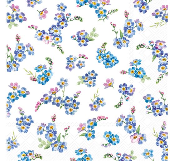 Tovagliolo "fiori blu