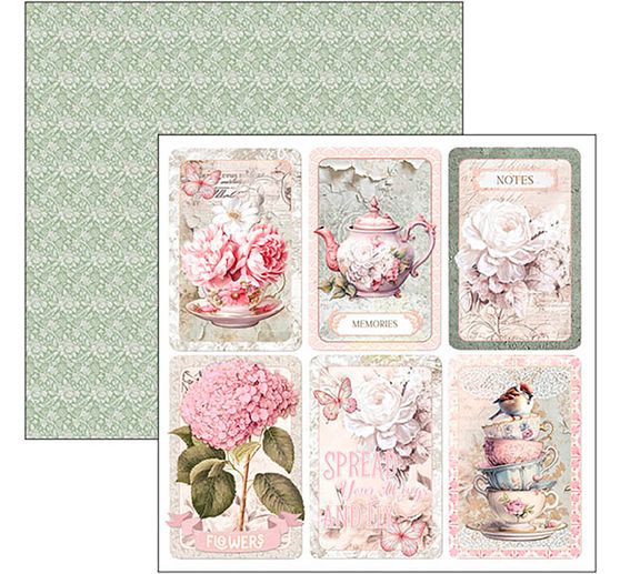 Scrapbook paper "Timeless Moments"