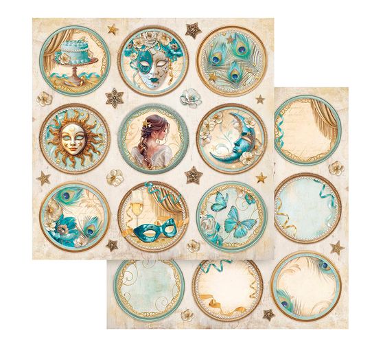 Blocco di scrapbook "Masquerade