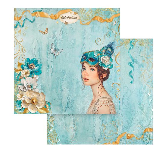 Blocco di scrapbook "Masquerade