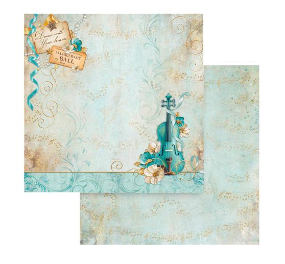 Blocco di scrapbook "Masquerade