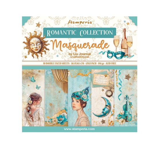 Blocco di scrapbook "Masquerade