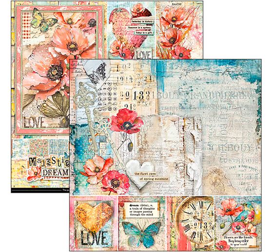 Scrapbook paper "Majestic Dream"