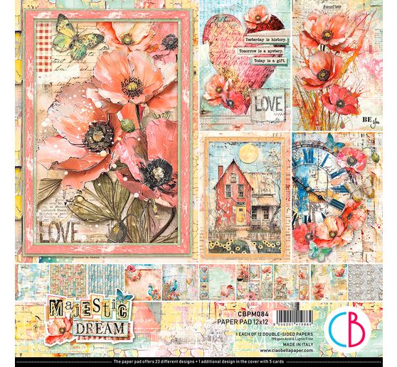 Scrapbook paper "Majestic Dream"