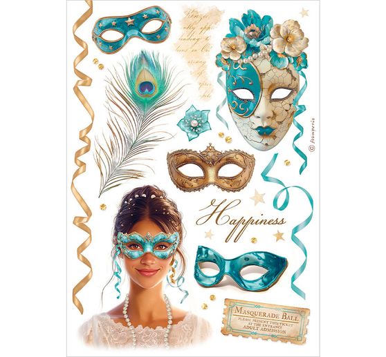 Washi Pad "Masquerade