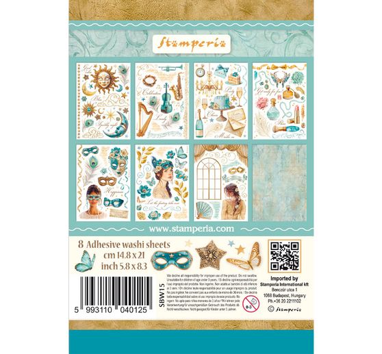 Washi Pad "Masquerade