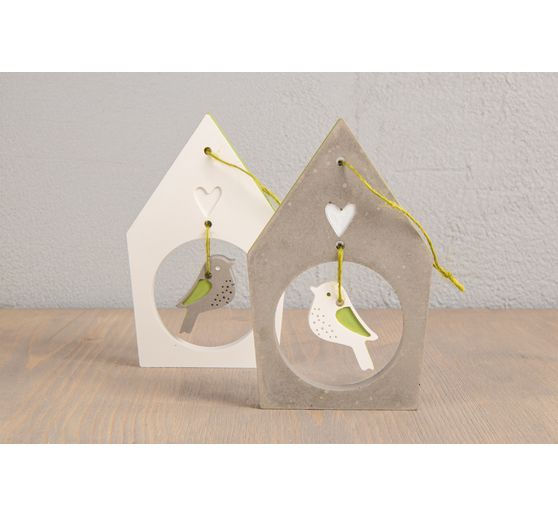 Silicone casting mould "Birdhouses & Birds"