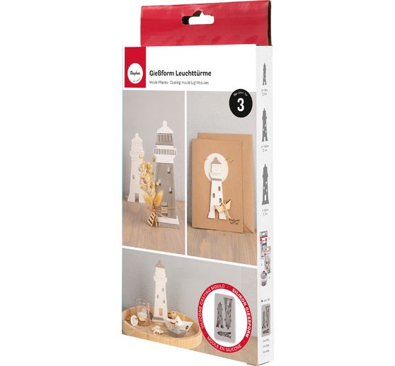 Silicone casting mould "Lighthouses"