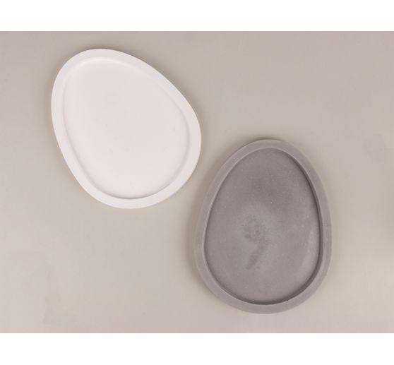 Casting mould "Decoration plate egg shape"