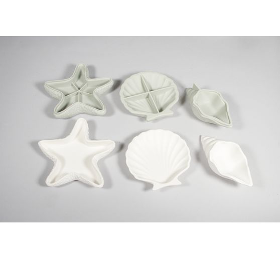 Silicone casting mould "Starfish & Sea shells"