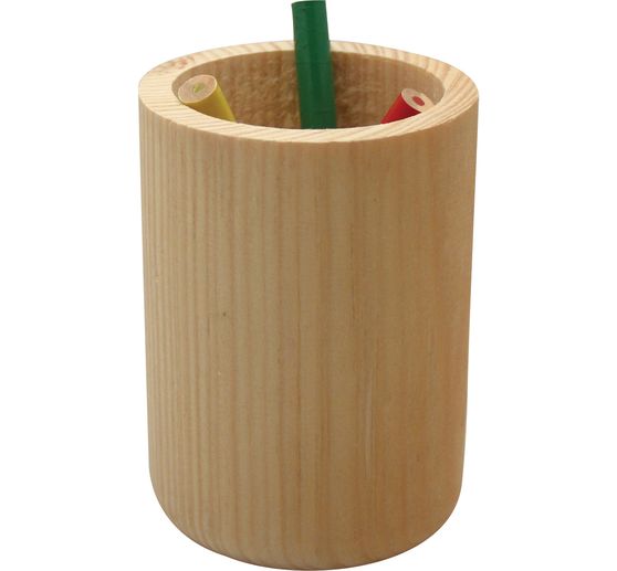 Pencil holder, pine wood