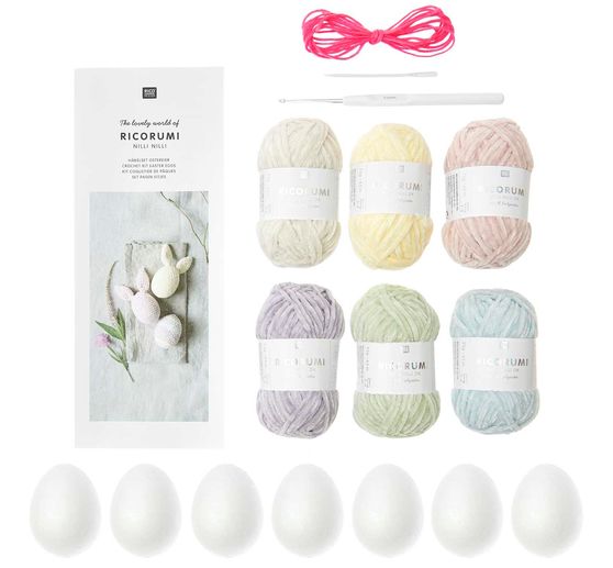 Rico Design Ricorumi Crocheting set "Easter eggs Nilli Nilli"