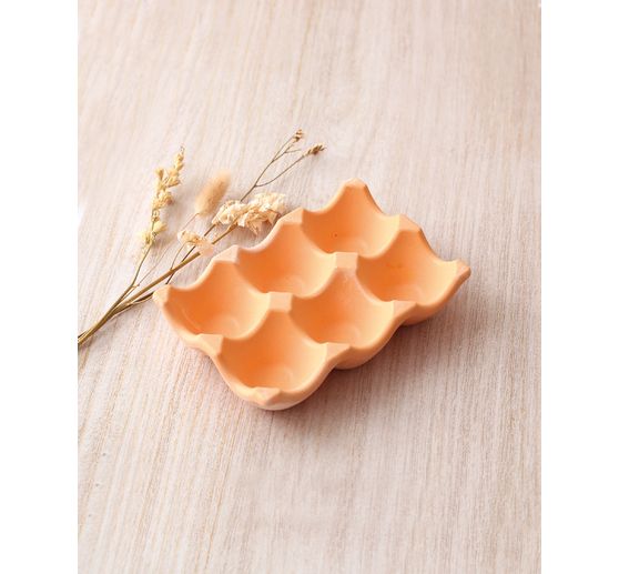 Silicone casting mould "6 Egg pallet"