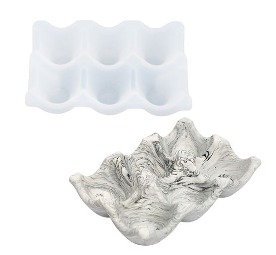 Silicone casting mould "6 Egg pallet"