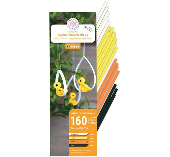 Quilling set "Chick in an egg"