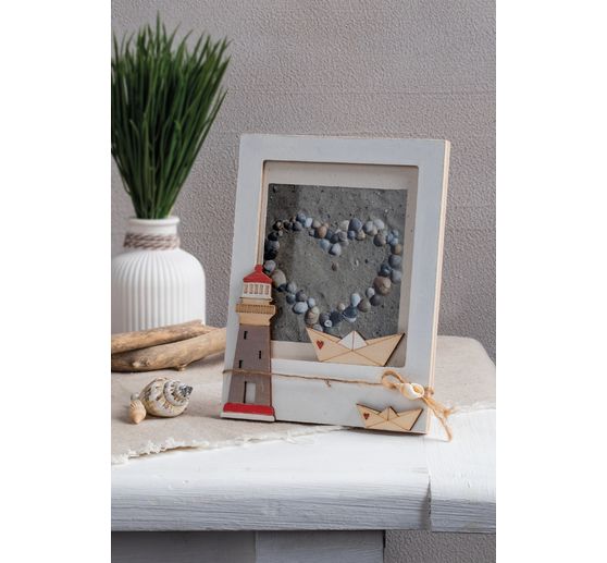 Wooden scatter decorations "Lighthouse & Co"