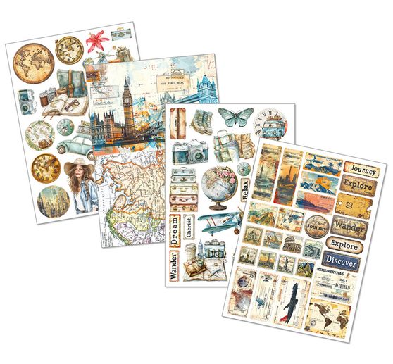 Junk Journal & Ephemera Book "Wanderlust"