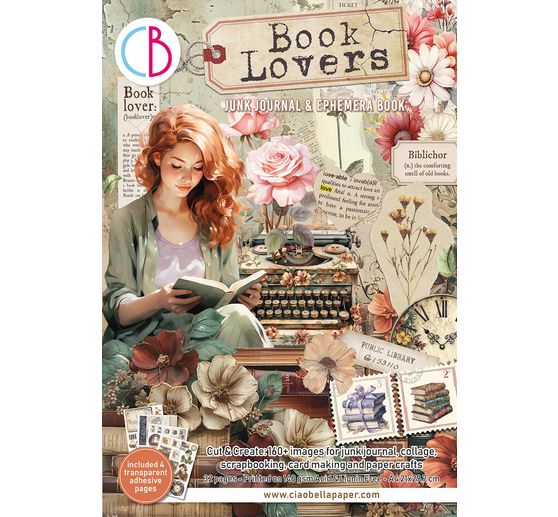 Junk Journal & Ephemera Book "Book Lovers"