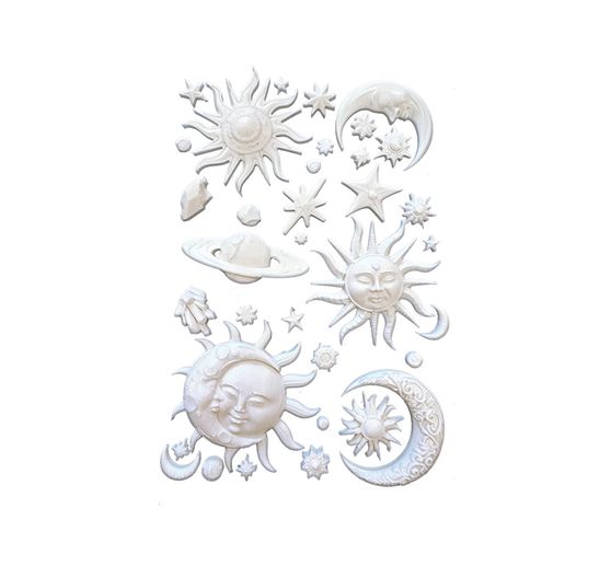 Stampo per colata in silicone "Sole e Luna