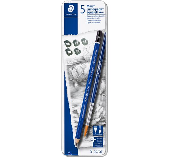 Staedtler Pencils Mars Lumograph Aquarelle, 5 pcs.