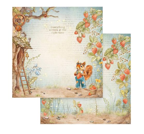 Scrapbook block "Hidden Grove"