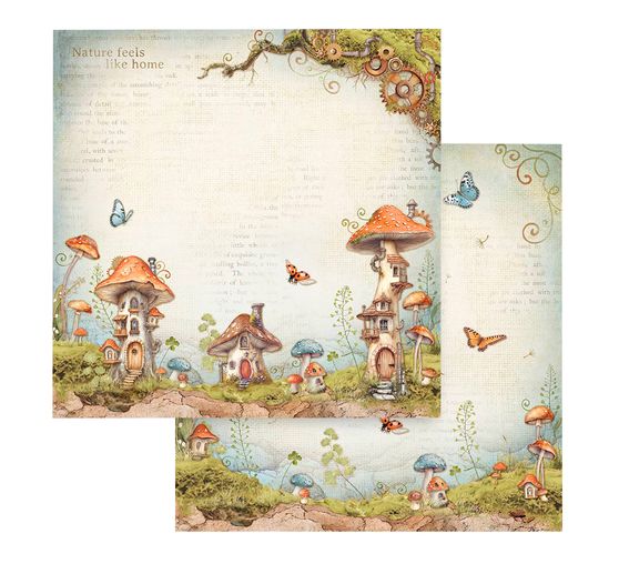 Scrapbook block "Hidden Grove"