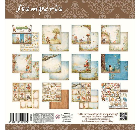 Scrapbook block "Hidden Grove"