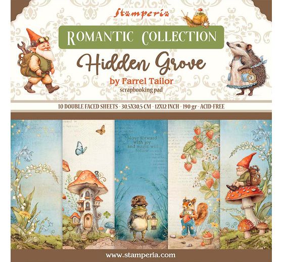 Scrapbook block "Hidden Grove"