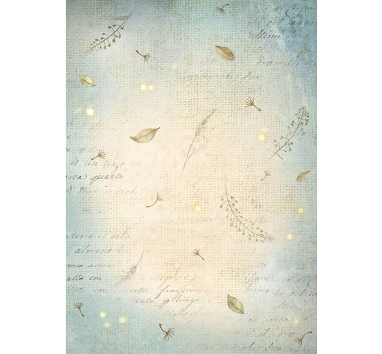 Motif straw silk backgrounds "Hidden Grove"