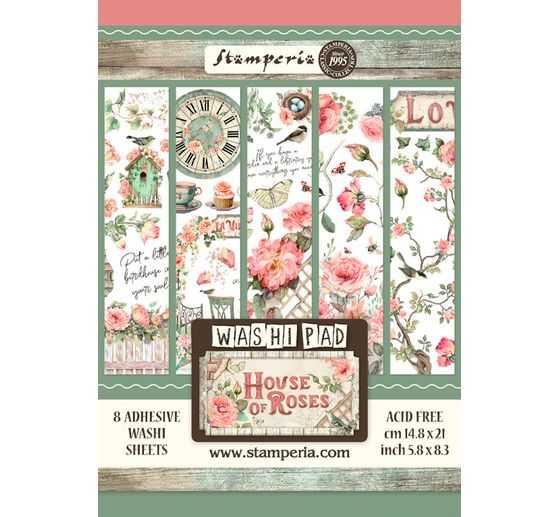 Washi Pad "House of Roses"