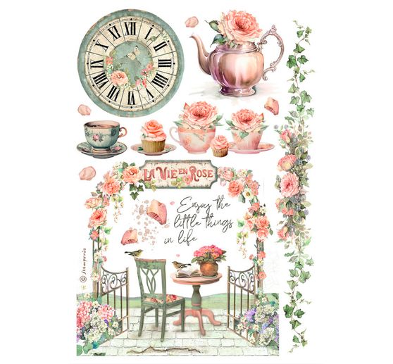 Washi Pad "House of Roses"