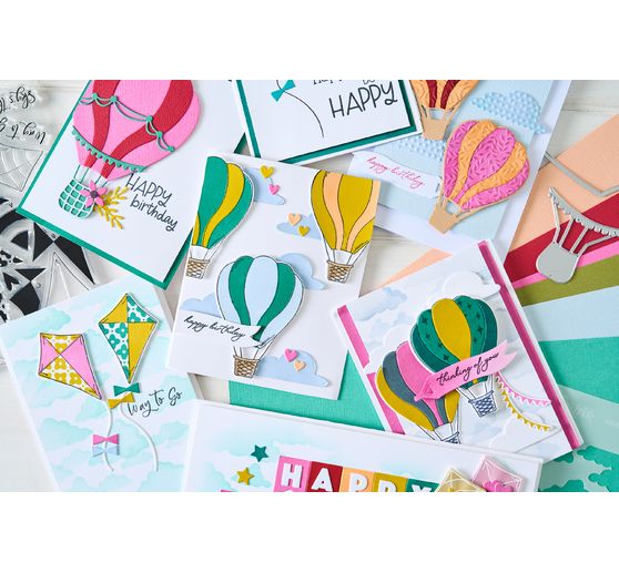 Sizzix Thinlits Punching template "Birthday Bunting by Catherine Pooler"