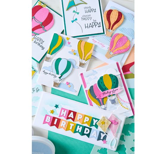 Sizzix Thinlits Punching template "Birthday Bunting by Catherine Pooler"