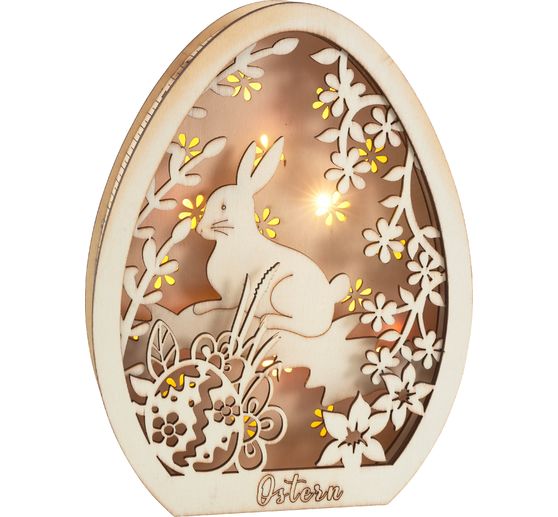 Uovo ornamentale VBS con LED