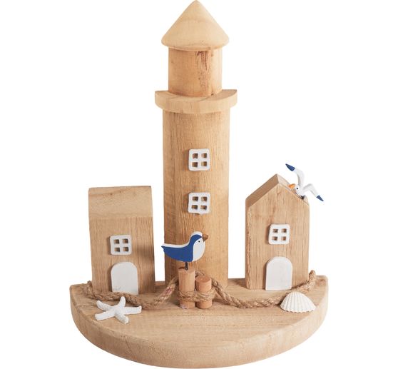 VBS Wooden decoration set "Harbour promenade"