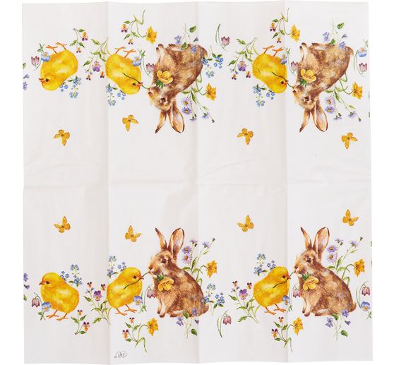 Paper handkerchiefs "Bunny & Chick"